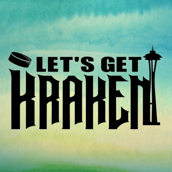 NHL Seattle Kraken hockey vinyl decal 7.2x4 - Picture 1 of 4